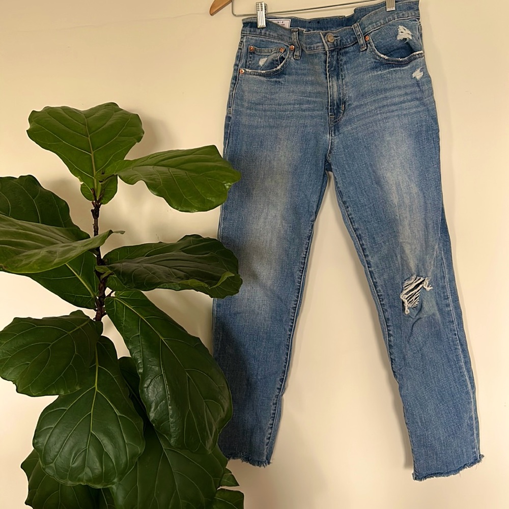 Gap Girlfriend Mid Rise Jeans